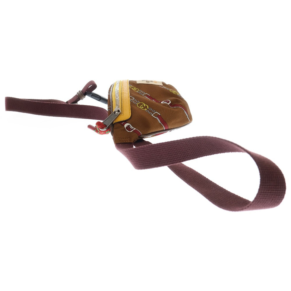 GUCCI(グッチ) ボディバッグ ブラウン ナイロン ウエストバッグ 斜め掛けバッグ 650299