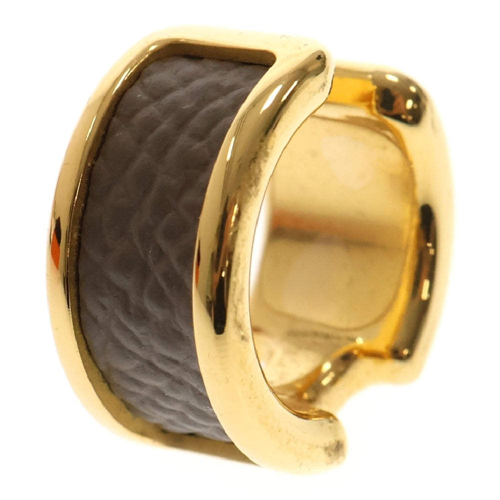HERMES(エルメス) オランプPM イヤーカフ ベージュ系 エプソン GP ゴールド アクセサリー