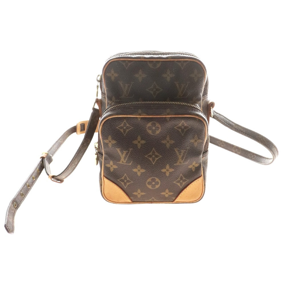 LOUIS VUITTON(ルイヴィトン) モノグラム アマゾン レザーショルダーバッグ ブラウン M45236