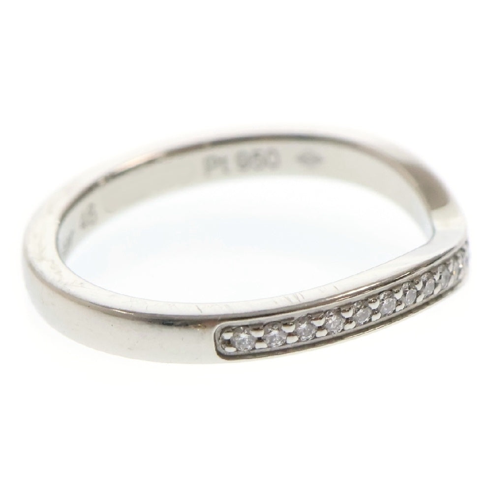Cartier(カルティエ) バレリーナ ハーフエタニティリング ダイヤモンド Pt950 プラチナ 指輪 アクセサリー ジュエリー
