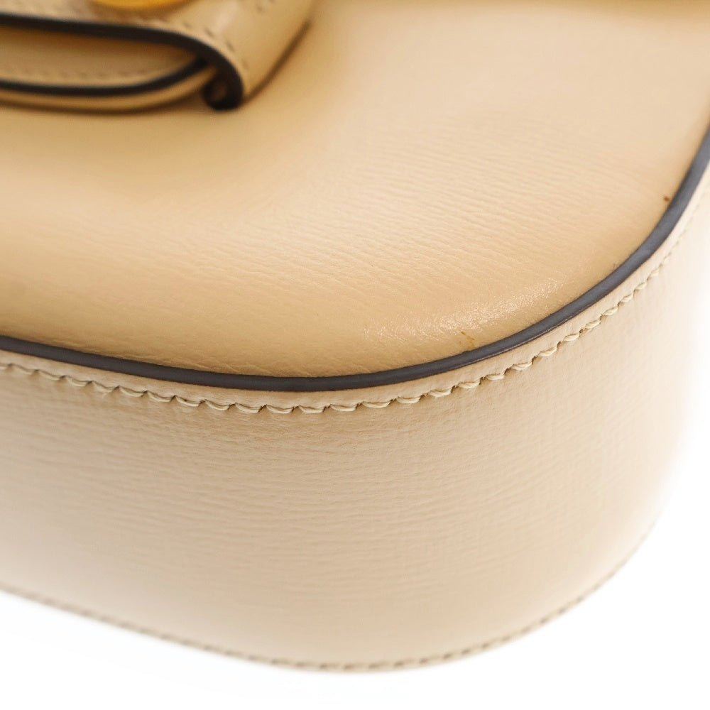 GUCCI(グッチ) ホースビット1955 ミニショルダーバッグ 斜め掛けバッグ ゴールド金具 ベージュ レザー 658574