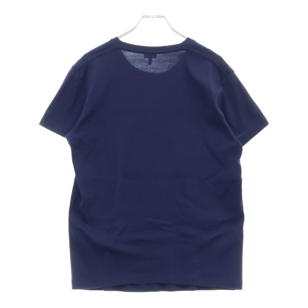 LOEWE(ロエベ) フロントロゴ半袖Tシャツ ネイビー×イエロー S359Y22X30
