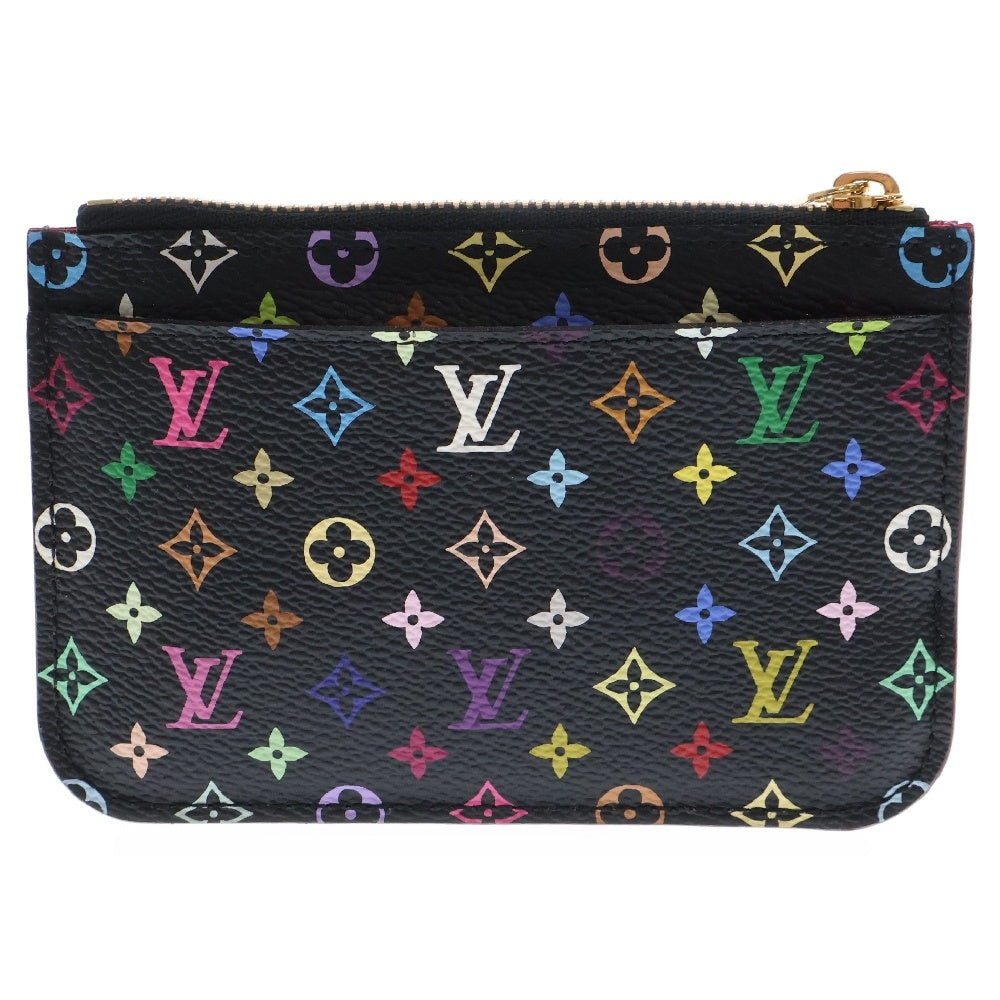 LOUIS VUITTON(ルイヴィトン) モノグラムマルチカラー ポシェットクレ グルナード ブラック×マルチカラー PVCレザー M93735