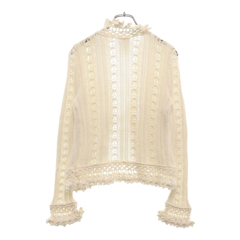 CHANEL(シャネル) ニットレースカーディガン 04P P22977 ホワイト レディース