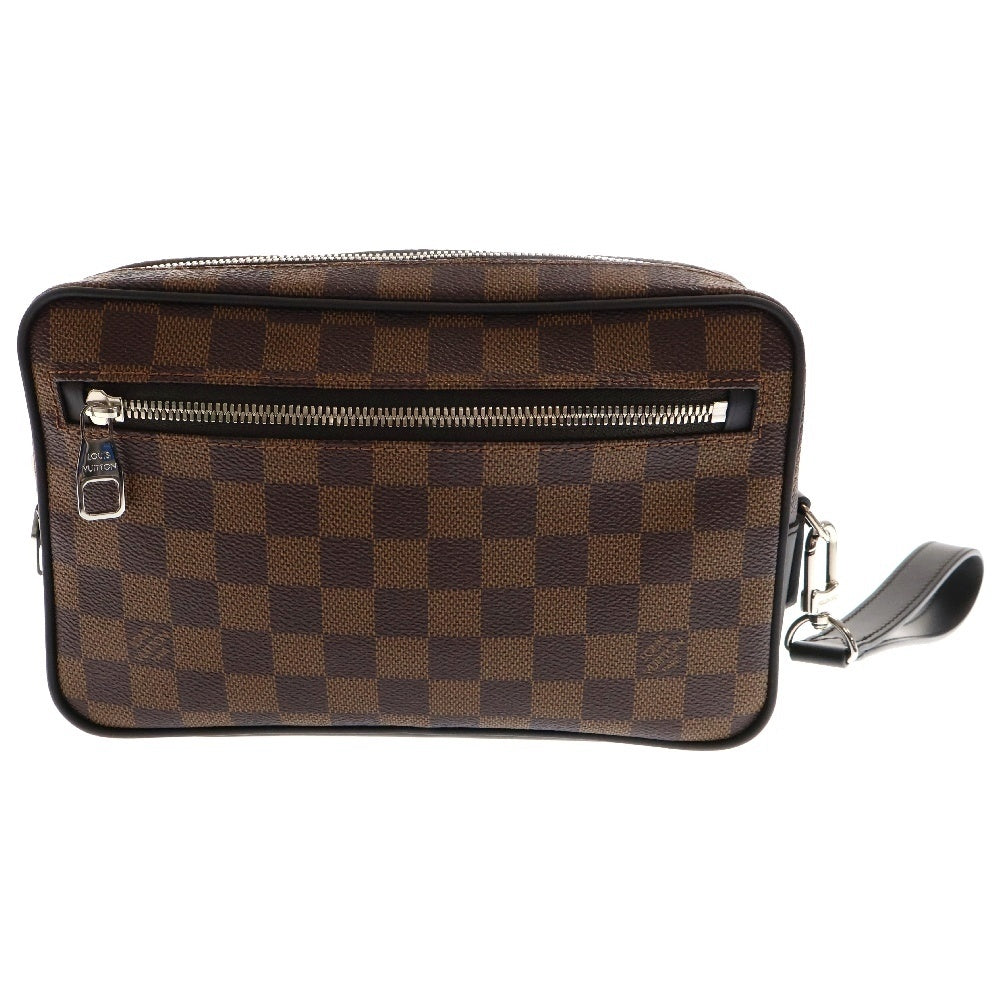 LOUIS VUITTON(ルイヴィトン) ダミエ ポシェットカサイ ハンドバッグ ブラウン レザー N41663
