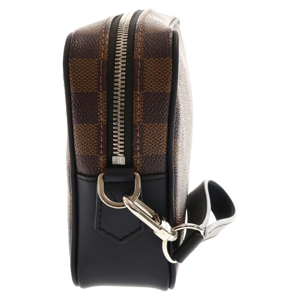 LOUIS VUITTON(ルイヴィトン) ダミエ ポシェットカサイ ハンドバッグ ブラウン レザー N41663