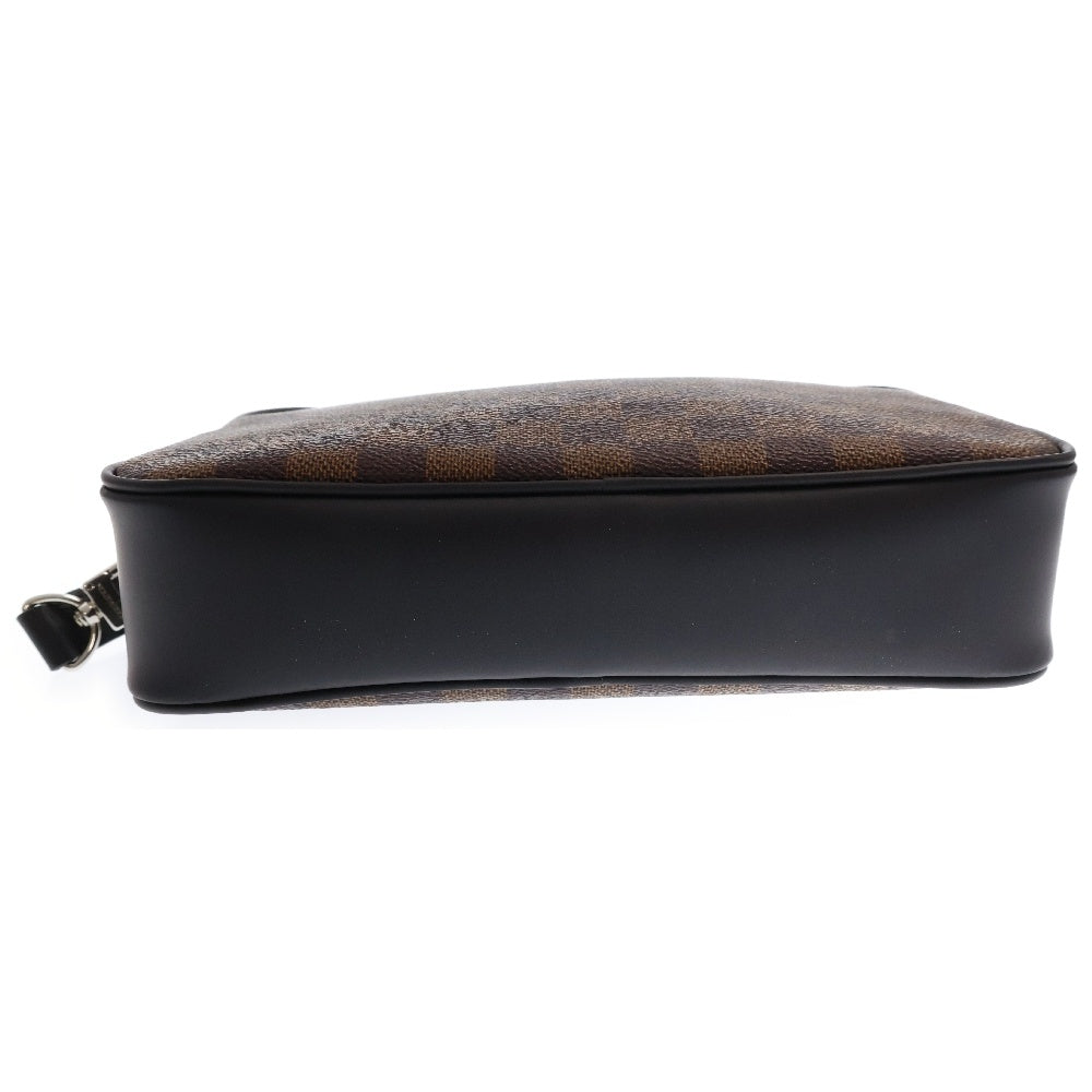 LOUIS VUITTON(ルイヴィトン) ダミエ ポシェットカサイ ハンドバッグ ブラウン レザー N41663