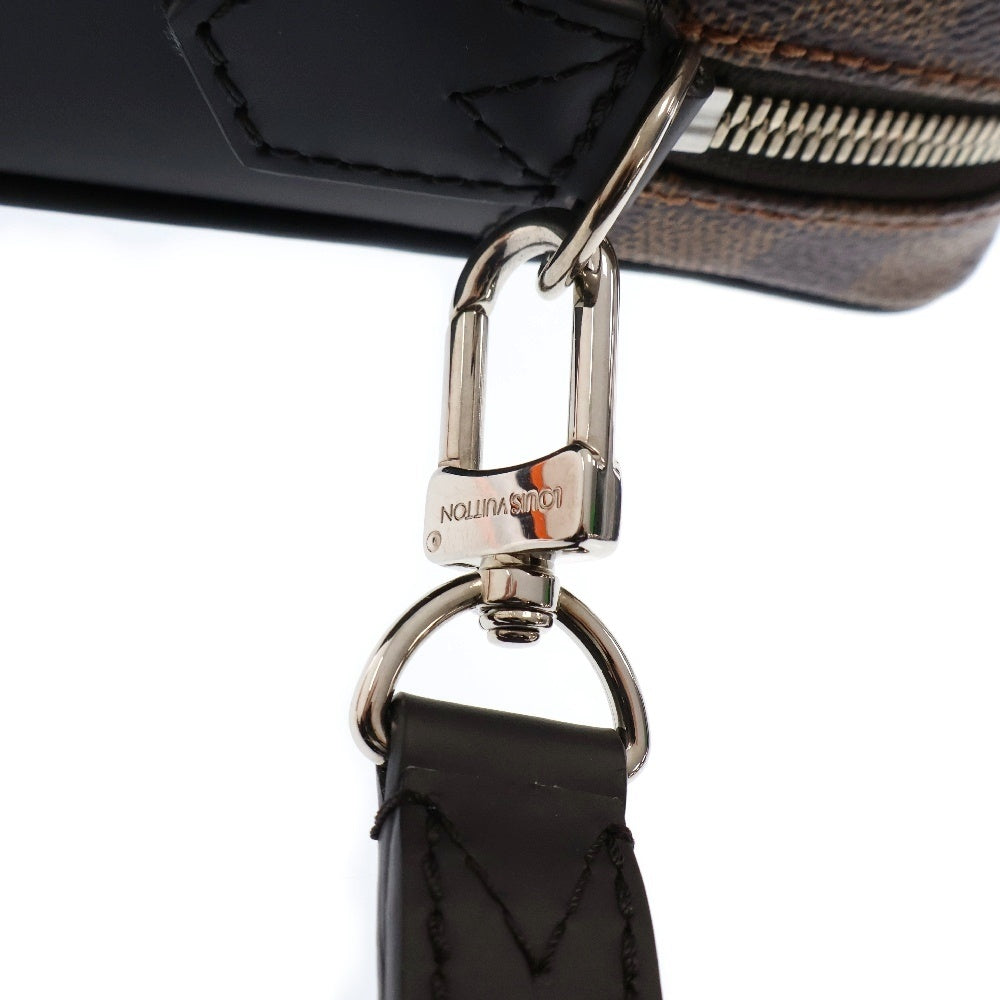 LOUIS VUITTON(ルイヴィトン) ダミエ ポシェットカサイ ハンドバッグ ブラウン レザー N41663