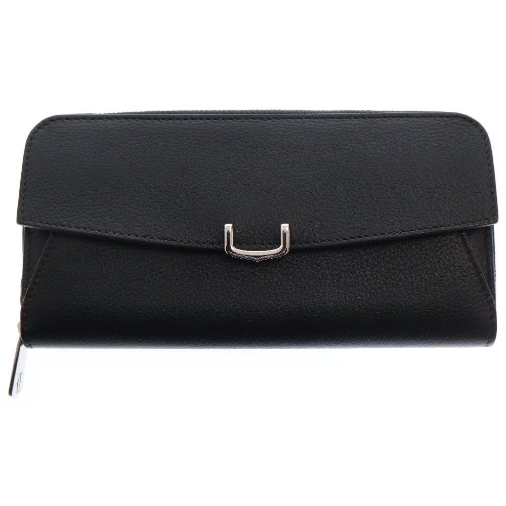 Cartier(カルティエ) Cドゥカルティエ 長財布 ロングウォレット カードケース ブラック レザー