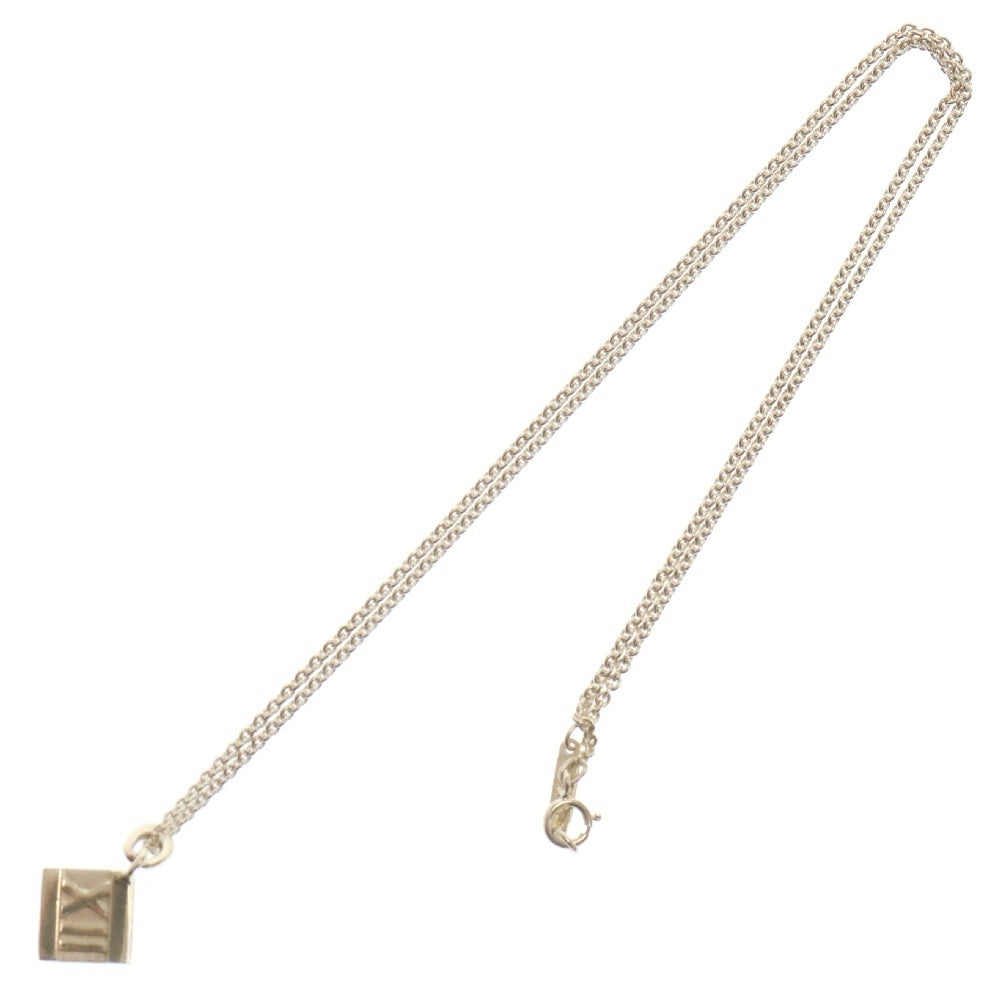 TIFFANY&Co(ティファニー) アトラス スクエア ネックレス キューブ SV925 シルバー ペンダント アクセサリー