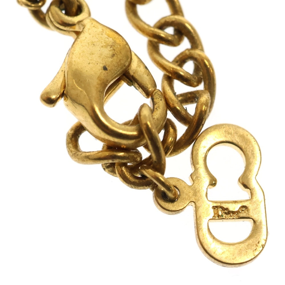 Christian Dior(クリスチャンディオール) ロゴ ネックレス GP ゴールド ペンダント アクセサリー