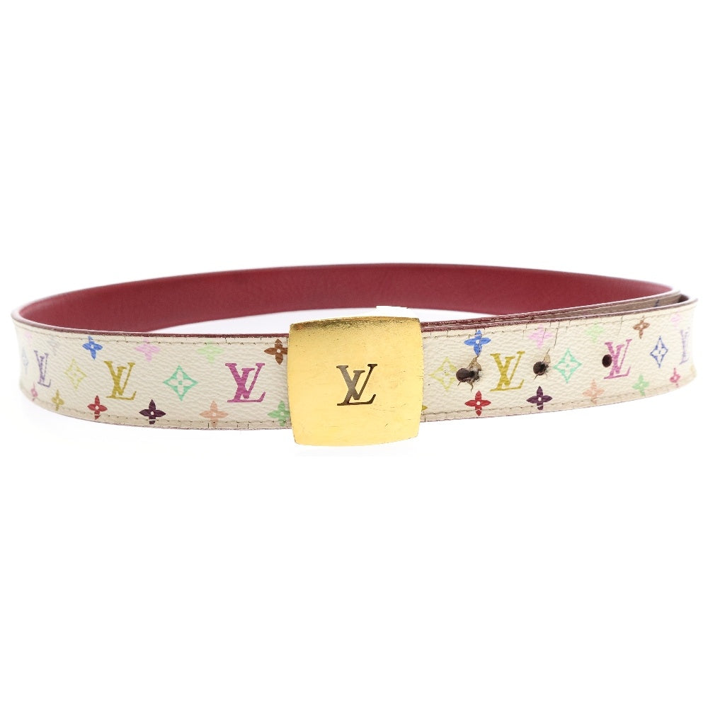 LOUIS VUITTON(ルイヴィトン) マルチカラー サンチュール キャレ ブロン M6891 PVC ベルト