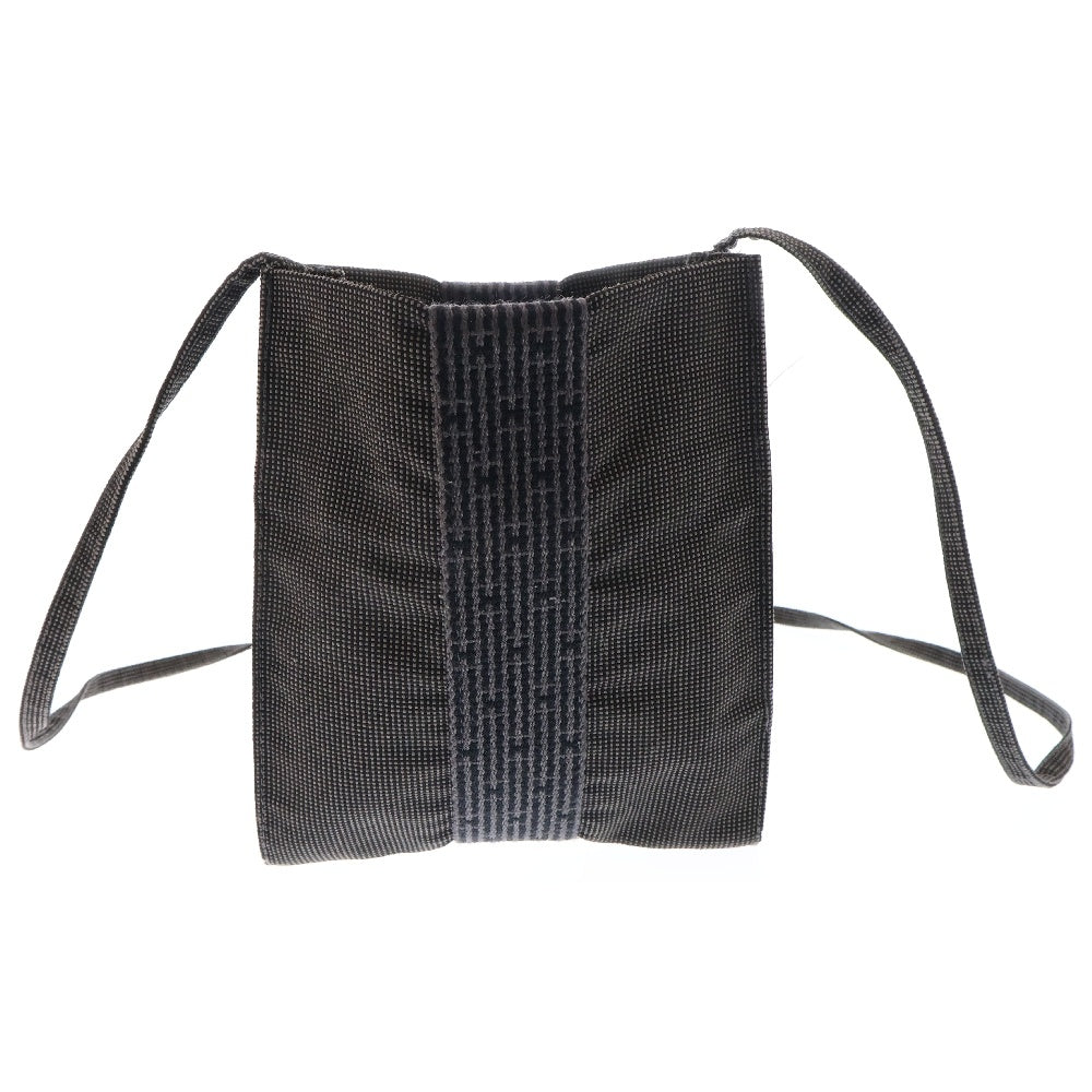HERMES(エルメス) エールライン ポシェット キャンバスショルダーバッグ グレー