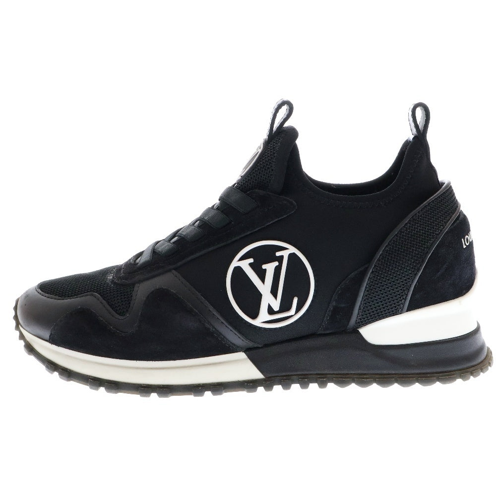 LOUIS VUITTON(ルイヴィトン) LVサークルロゴ ランアウェイライン ローカットスニーカー ブラック 36 1/2