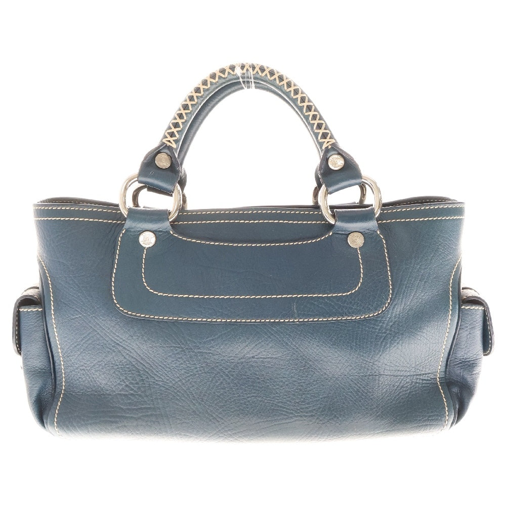 CELINE(セリーヌ) ブギーバッグ ブルー レザー ハンドバッグ