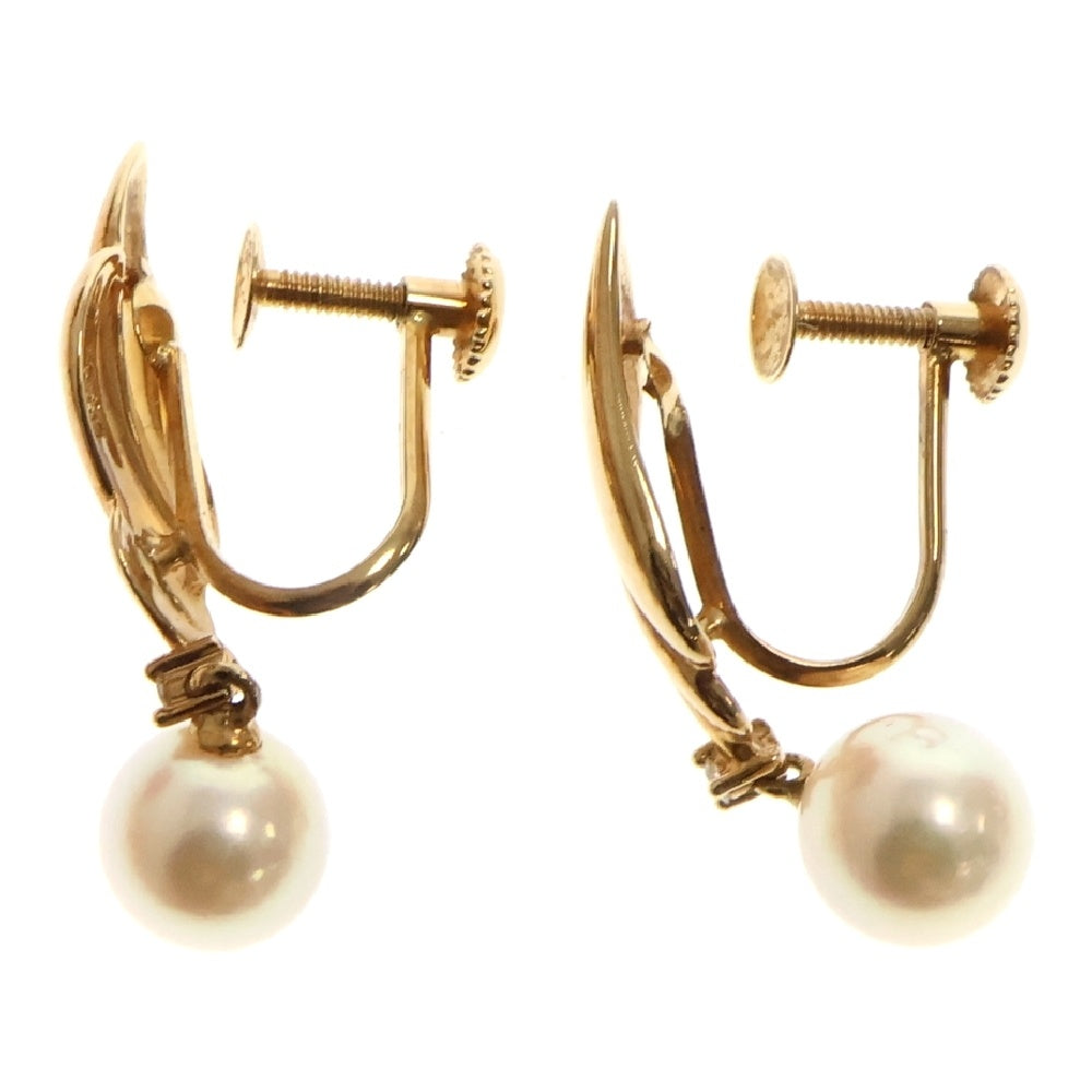 TASAKI(タサキ) パールイヤリング ゴールド ダイヤモンド K18 0.01ct 6.8mm ジュエリー