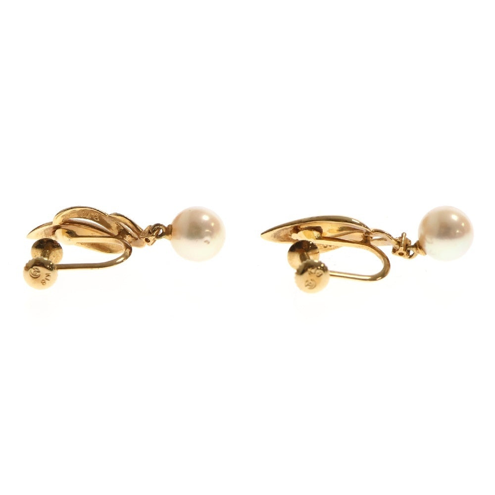 TASAKI(タサキ) パールイヤリング ゴールド ダイヤモンド K18 0.01ct 6.8mm ジュエリー