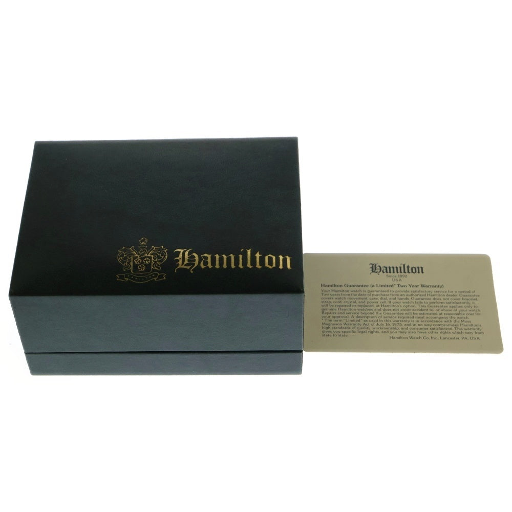 HAMILTON(ハミルトン) ベントン スモールセコンド 白文字盤 ゴールド GP/QZ クォーツ 腕時計