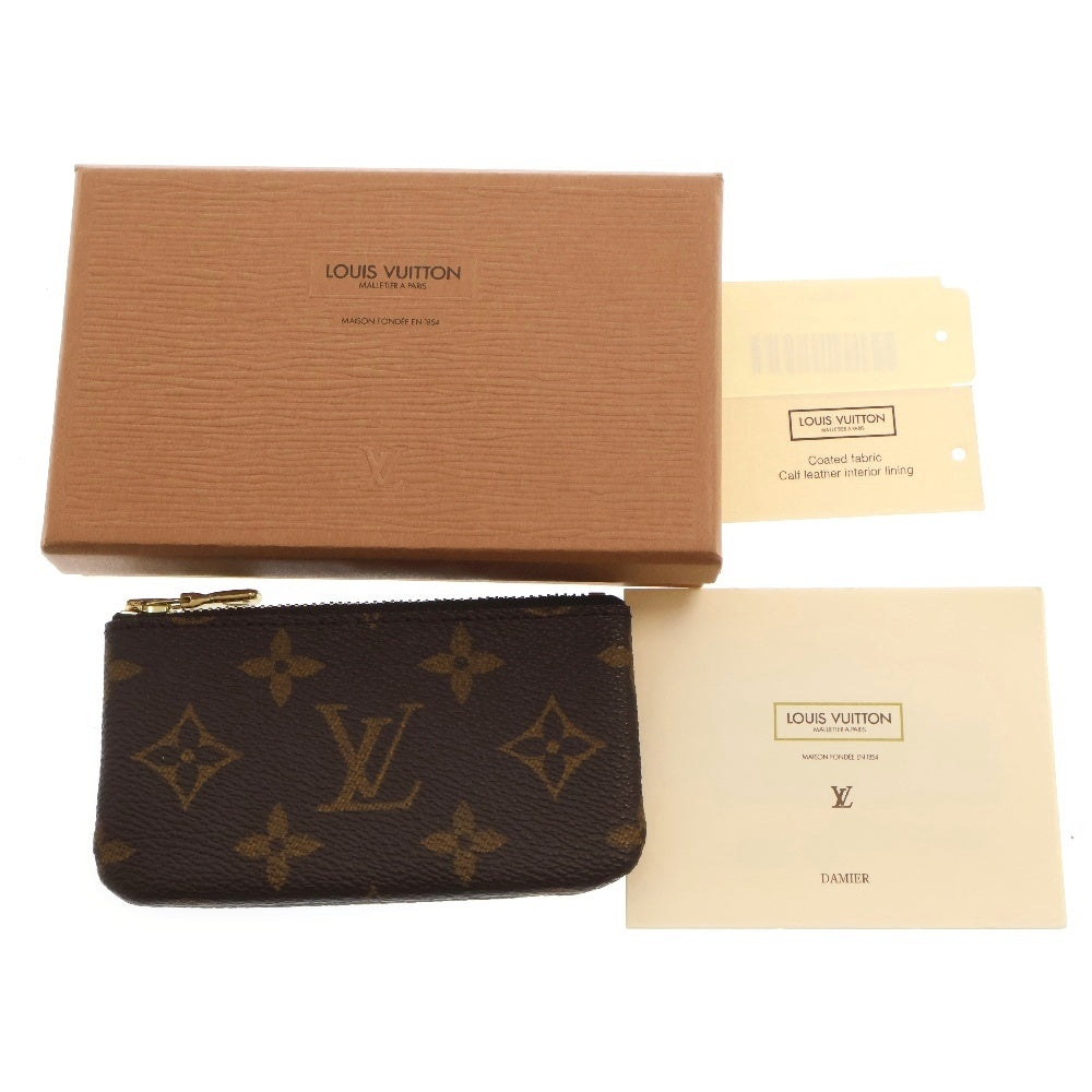 LOUIS VUITTON(ルイヴィトン) モノグラム ポシェットクレ コインケース ブラウン PVCレザー M62650