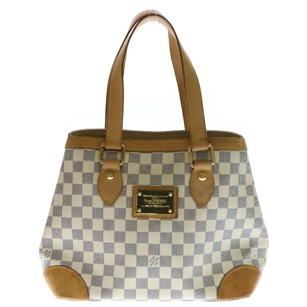 LOUIS VUITTON(ルイヴィトン) ダミエ・アズール ハムステッドMM ハンドバッグ ベージュ PVCレザー N51206