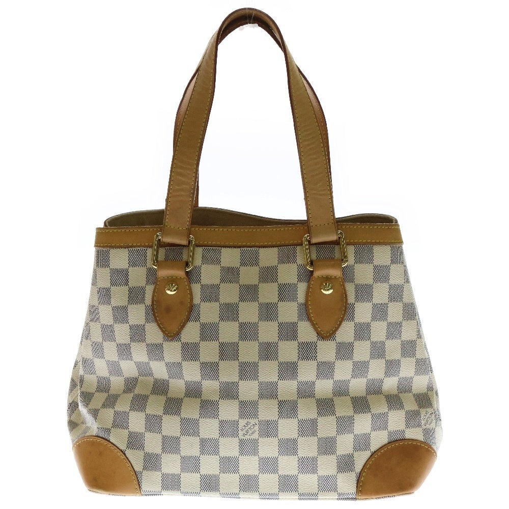 LOUIS VUITTON(ルイヴィトン) ダミエ・アズール ハムステッドMM ハンドバッグ ベージュ PVCレザー N51206