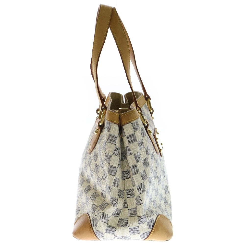 LOUIS VUITTON(ルイヴィトン) ダミエ・アズール ハムステッドMM ハンドバッグ ベージュ PVCレザー N51206