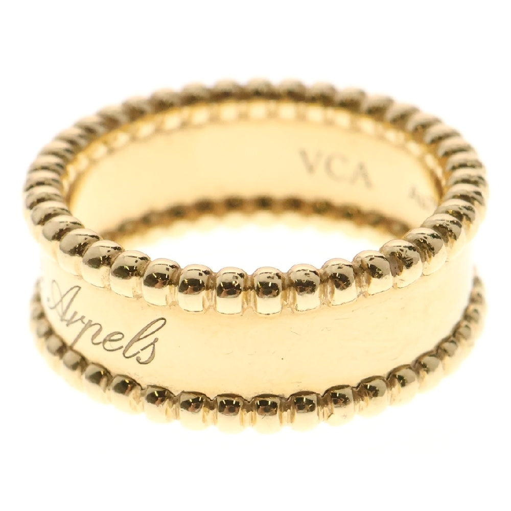 Van Cleef & Arpels(ヴァンクリーフアンドアーペル) ペルレ シニアチュール リング Au750 K18 YG イエローゴールド 指輪 ジュエリー