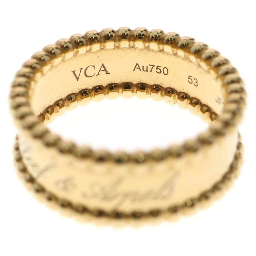 Van Cleef & Arpels(ヴァンクリーフアンドアーペル) ペルレ シニアチュール リング Au750 K18 YG イエローゴールド 指輪 ジュエリー