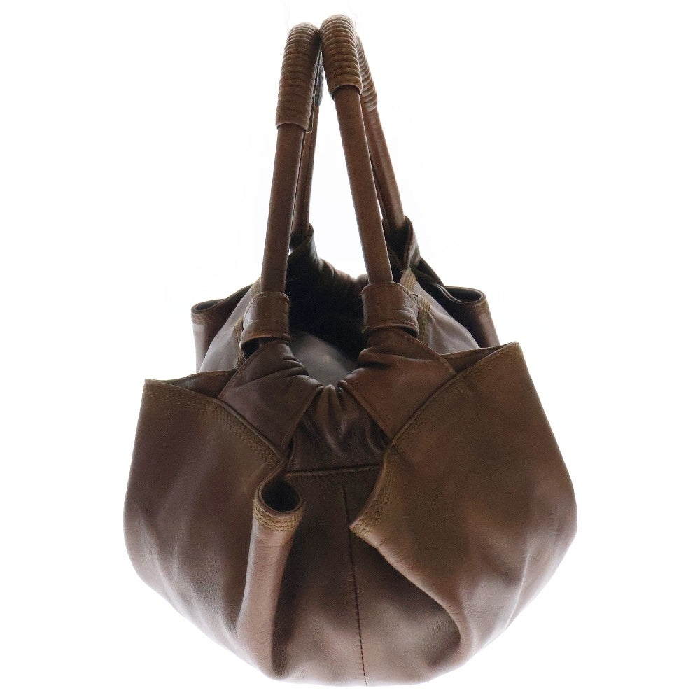 美品✨LOEWE ロエベ ハンドバッグ アナグラム レザー ブラウン LOEWE ロエベ ハンドバッグ アナグラム レザー ブラウン