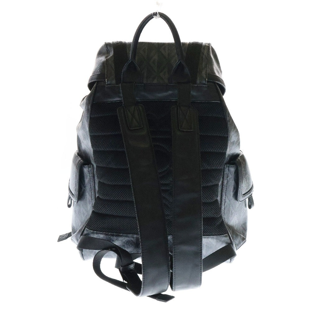 DIOR(ディオール) HIT THE ROAD デイパック バッグパック リュックサック ブラック レザー×PVC 1ESBA163CDP