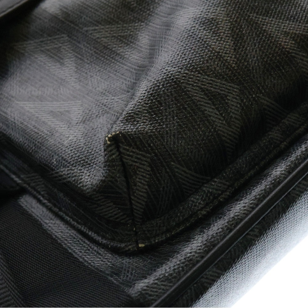 DIOR(ディオール) HIT THE ROAD デイパック バッグパック リュックサック ブラック レザー×PVC 1ESBA163CDP