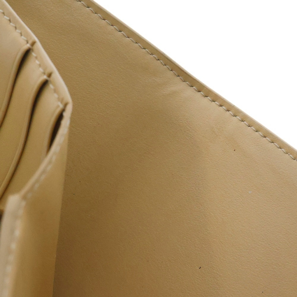 CELINE(セリーヌ) トリフォールド スモール レザーコンパクトウォレット 三つ折り財布 ベージュ