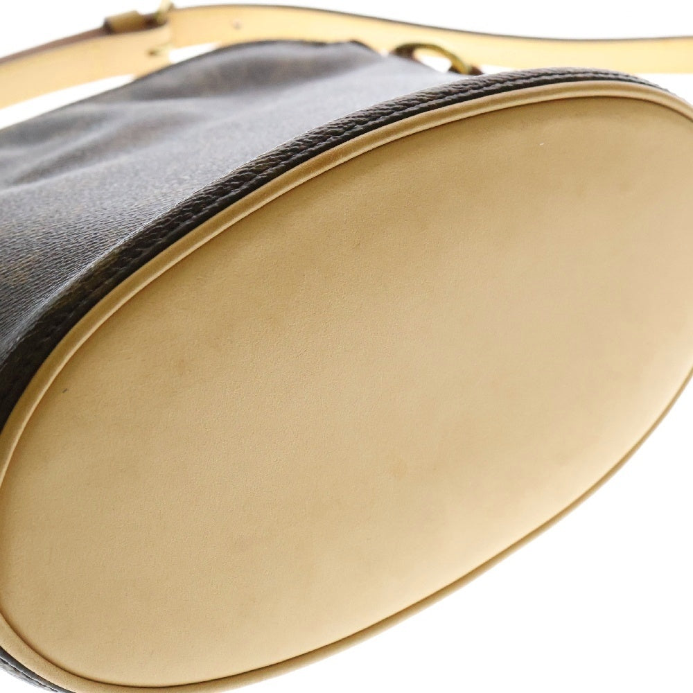 LOUIS VUITTON(ルイヴィトン) モノグラム ドルーオ ショルダーバッグ 斜め掛けバッグ ブラウン ゴールド金具 レザー×PVC M51290