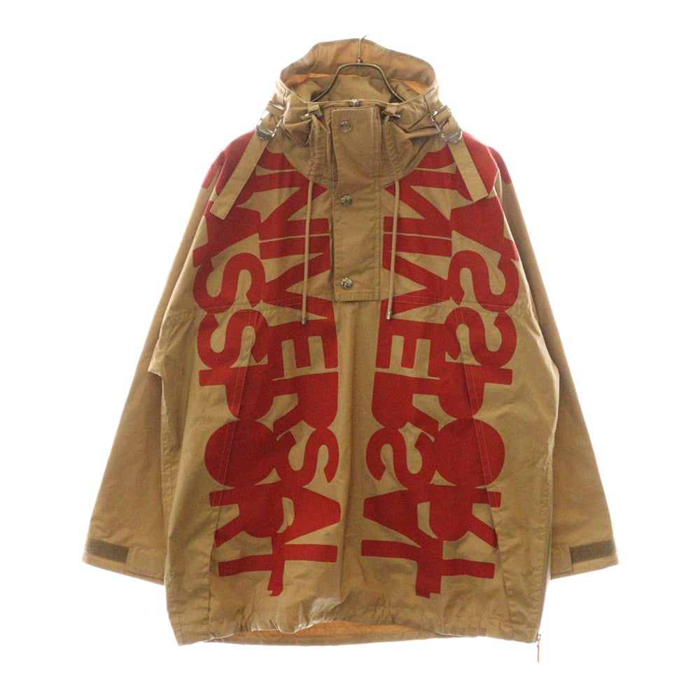 BURBERRY(バーバリー) 22SS ユニバーサル パスポート ナイロン ハーフジップ アノラックパーカー ジャケット 8051865 ベージュ