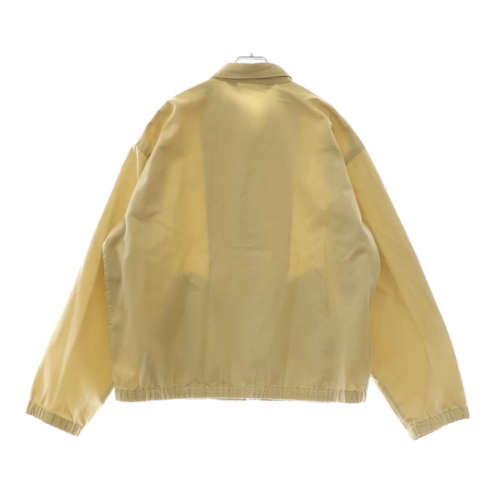 RALPH LAUREN(ラルフローレン) デニムジッパーブルゾンジャケット スウィングトップ ゴールド金具 コットン ベージュ