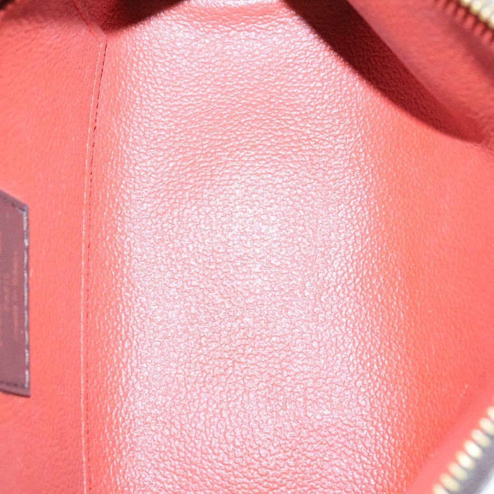 LOUIS VUITTON(ルイヴィトン) ダミエ ポシェットコスメティック ポーチ ケース 小物入れ ブラウン ゴールド金具 N47516