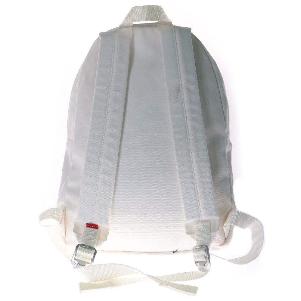 SUPREME(シュプリーム) Canvas Backpack ボックスロゴ キャンバスバックパック ホワイト