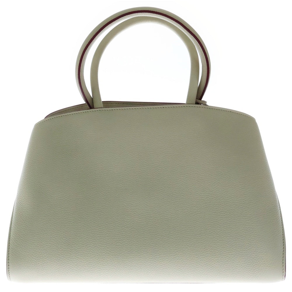 FERRAGAMO(フェラガモ) ハグ 2WAY ハンドバッグ ショルダーバッグ ベージュ ゴールド金具 レザー