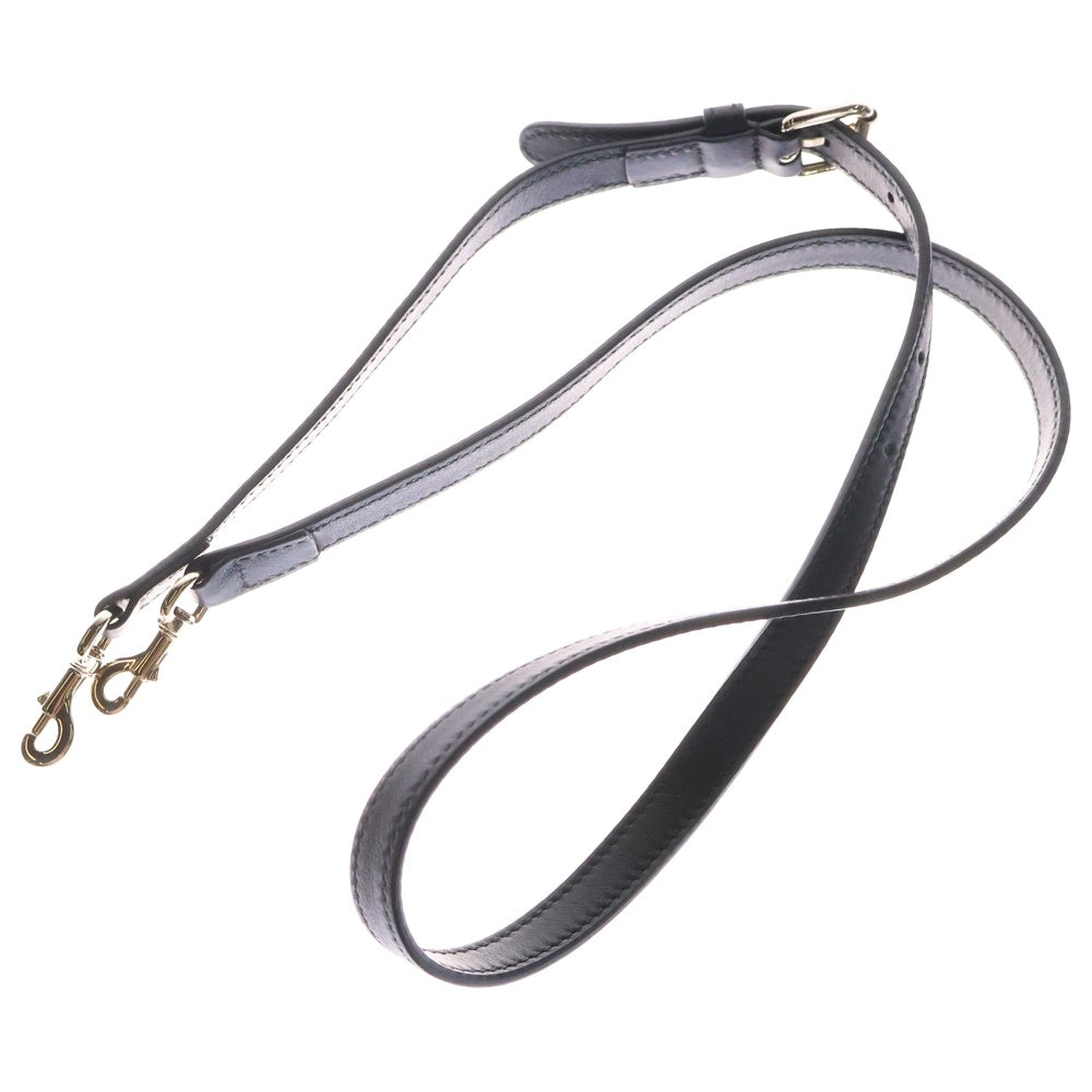 GUCCI(グッチ) マイクログッチシマ 2WAY ショルダーバッグ ハンドバッグ ブラック レザー