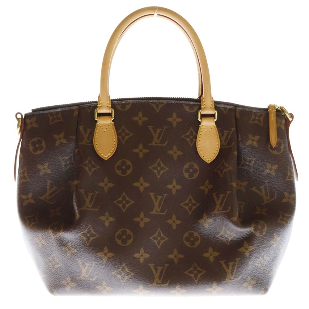 LOUIS VUITTON(ルイヴィトン) モノグラム テュレンPM トートバッグ ブラウン PVCレザー M48813