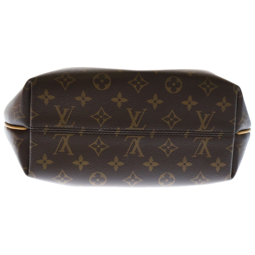 LOUIS VUITTON(ルイヴィトン) モノグラム テュレンPM トートバッグ ブラウン PVCレザー M48813