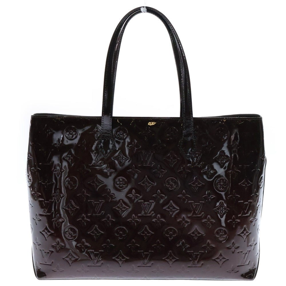 LOUIS VUITTON(ルイヴィトン) モノグラムヴェルニ ウィルシャーMM アマラント M91645 トートバッグ