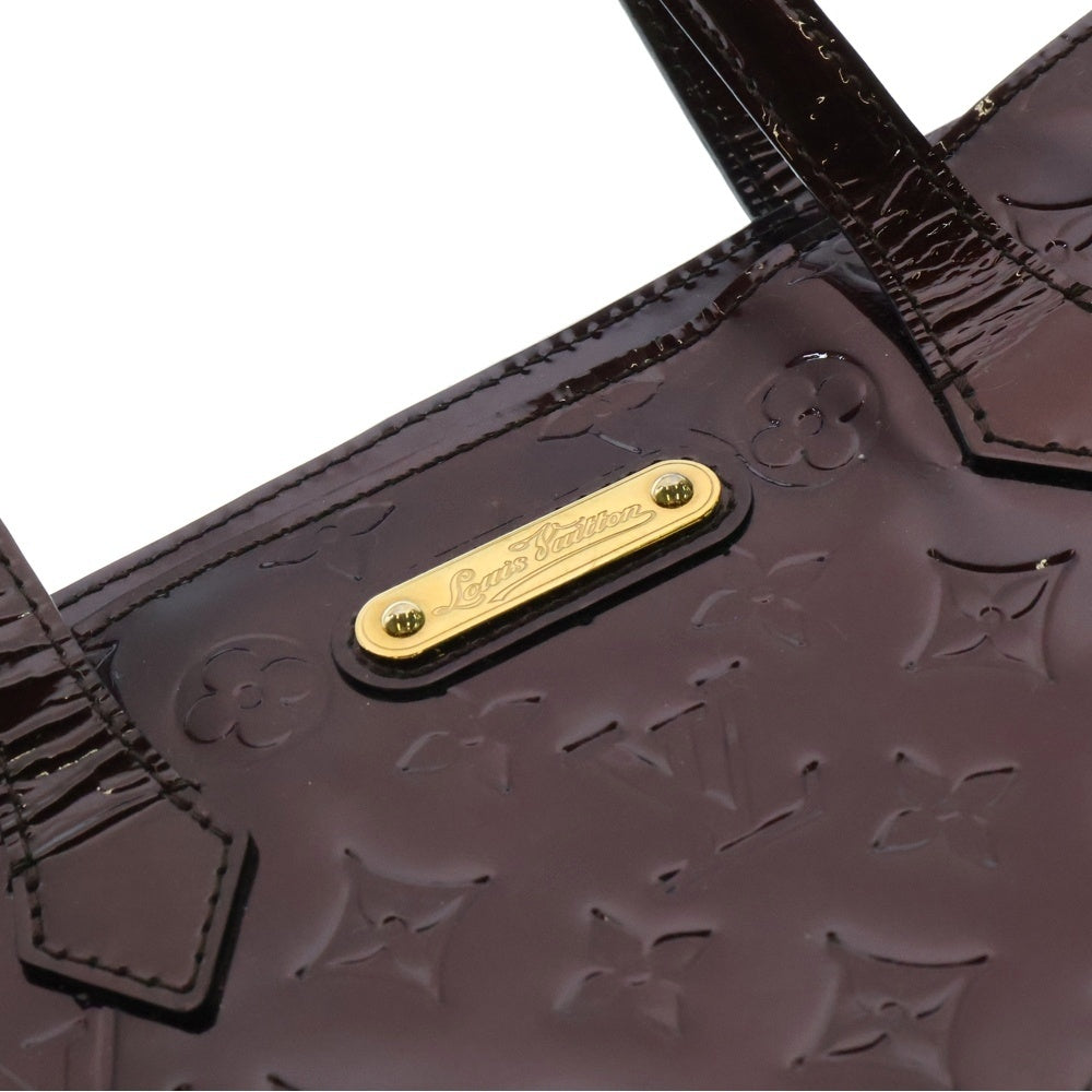 LOUIS VUITTON(ルイヴィトン) モノグラムヴェルニ ウィルシャーMM アマラント M91645 トートバッグ