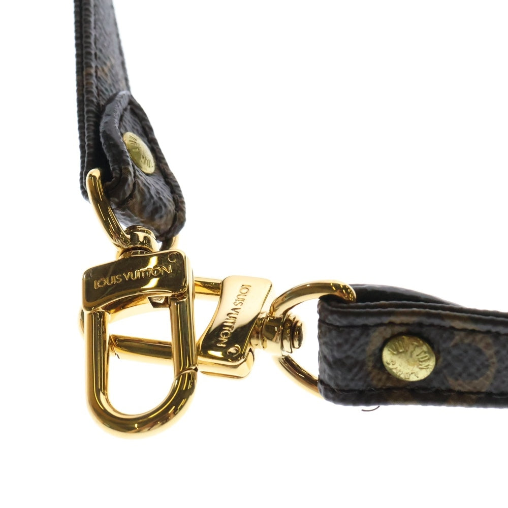 LOUIS VUITTON(ルイヴィトン) モノグラム ショルダーストラップ ブラウン PVCレザー