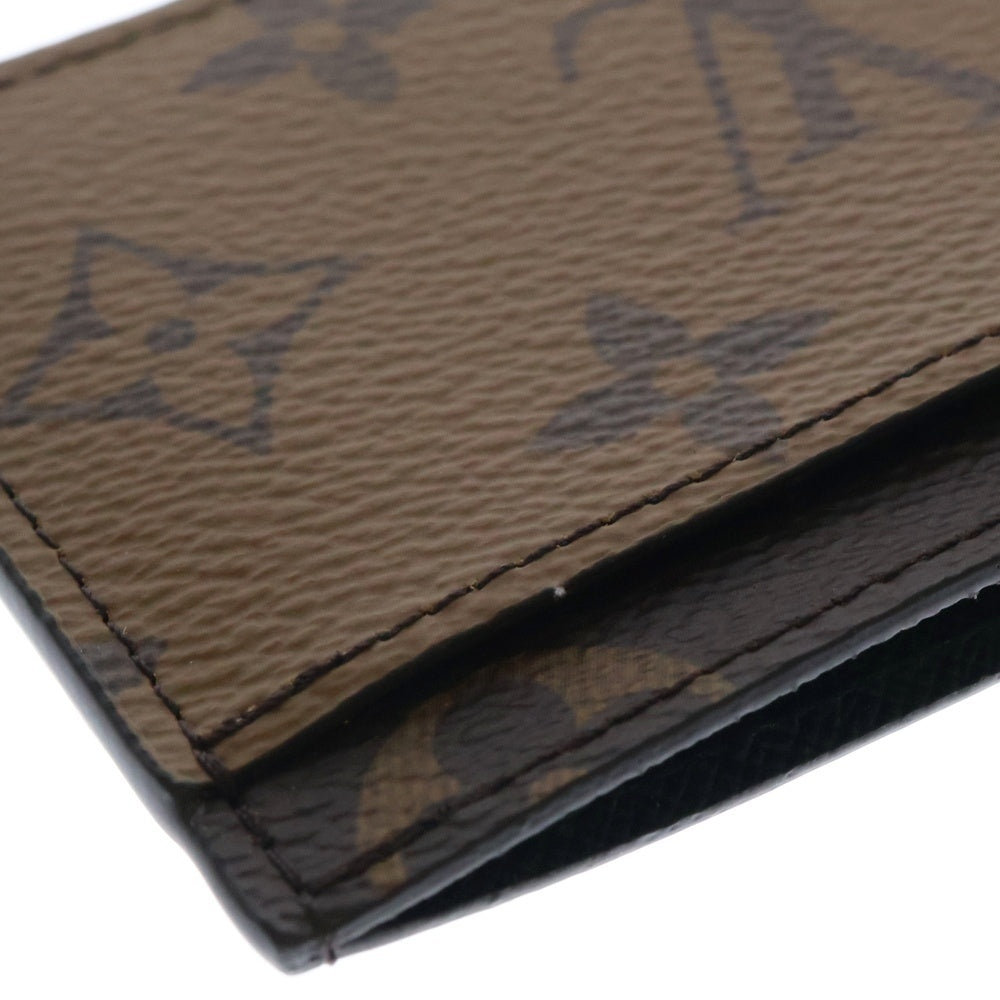 LOUIS VUITTON(ルイヴィトン) モノグラムリバース ポルトカルトサーンプル カードケース パスケース ブラウン PVCレザー M69161