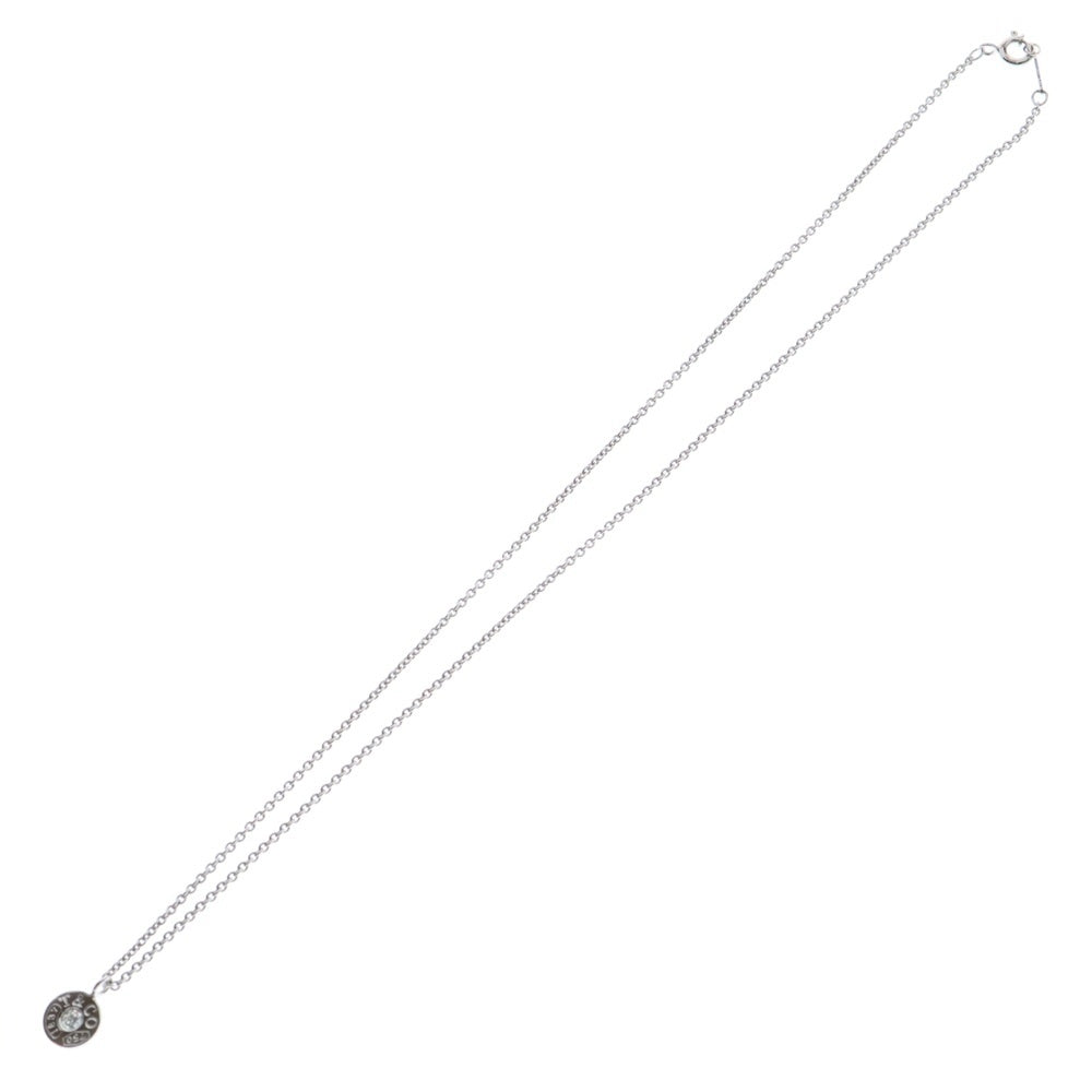 TIFFANY & Co.(ティファニー) 1837 サークル 1PDネックレス Au750 K18 WG ホワイトゴールド
