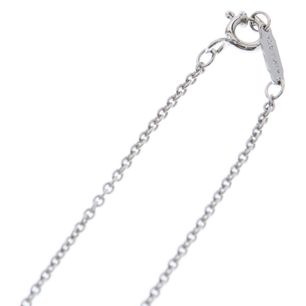 TIFFANY & Co.(ティファニー) 1837 サークル 1PDネックレス Au750 K18 WG ホワイトゴールド