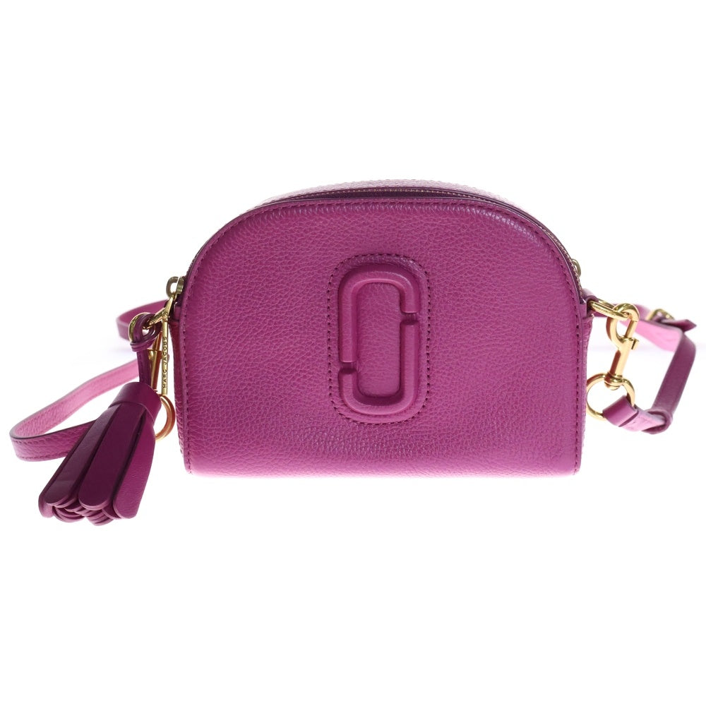 MARC JACOBS(マークジェイコブス) ショルダーバッグ ピンク レザー フリンジ ポシェットバッグ
