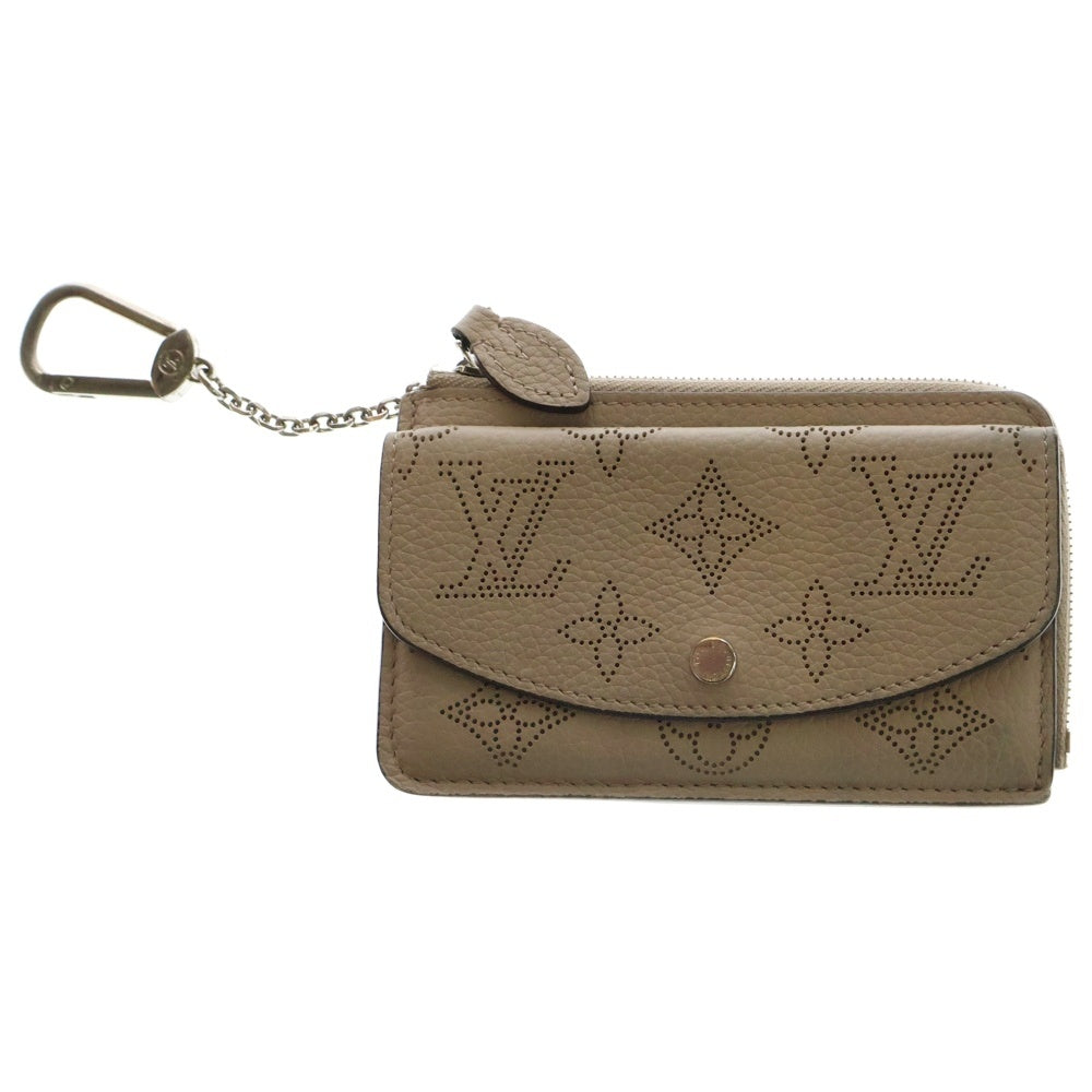 LOUIS VUITTON(ルイヴィトン) モノグラムマヒナ ポルトカルトレクトヴェルソ ベージュ レザー コインケース カードタイプ ウォレット 財布