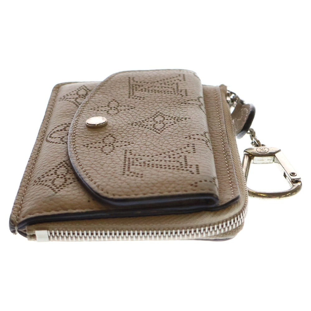 LOUIS VUITTON(ルイヴィトン) モノグラムマヒナ ポルトカルトレクトヴェルソ ベージュ レザー コインケース カードタイプ ウォレット 財布